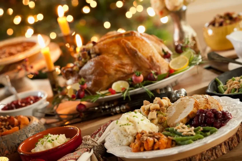 Ceia de Natal completa, da entrada à sobremesa